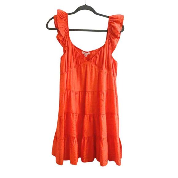 Mine Orange Sundress Sz L - Picture 1 of 3